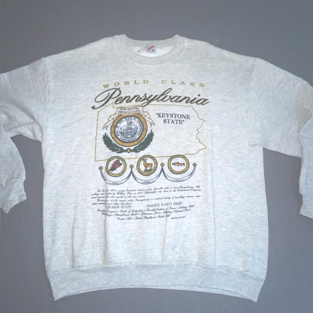 Vintage Pennsylvania state pullover sweater